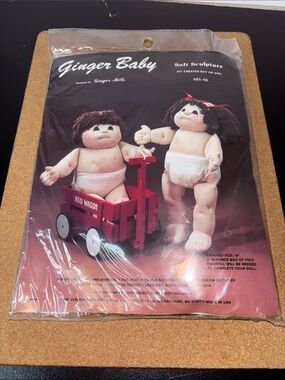 Janlynn 18” Vintage Ginger Baby Soft Sculpture Doll Kit